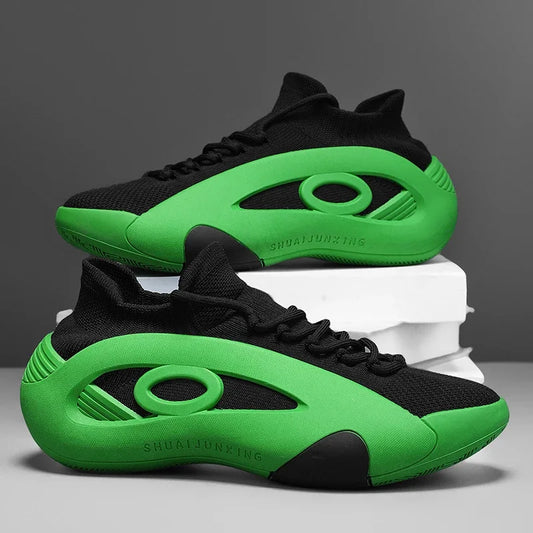 Baskets de sport tendance pour hommes - Baskets de créateurs à plateforme 