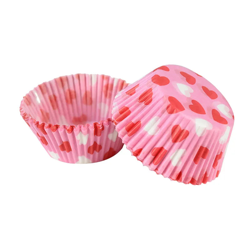 100Pcs Muffin Cupcake Paper Cups