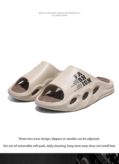 Tongs d'extérieur souples et antidérapantes pour hommes