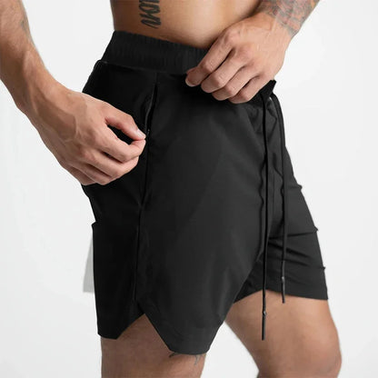 Men's Quick-Dry Bodybuilding Gym Shorts