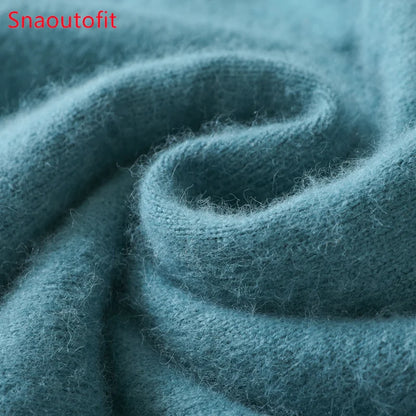 Pulls à manches longues et col rond pour hommes