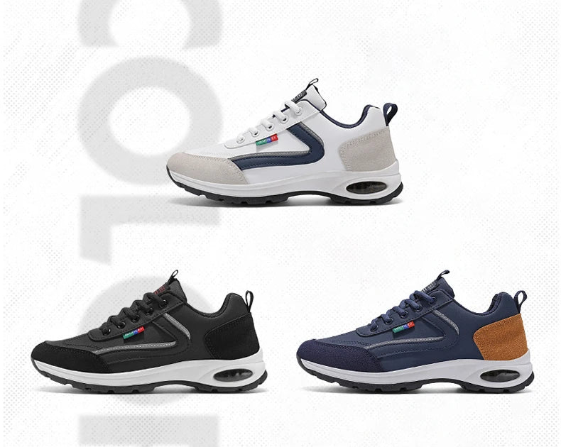 Men's Leather Sneakers for Running & Jogging