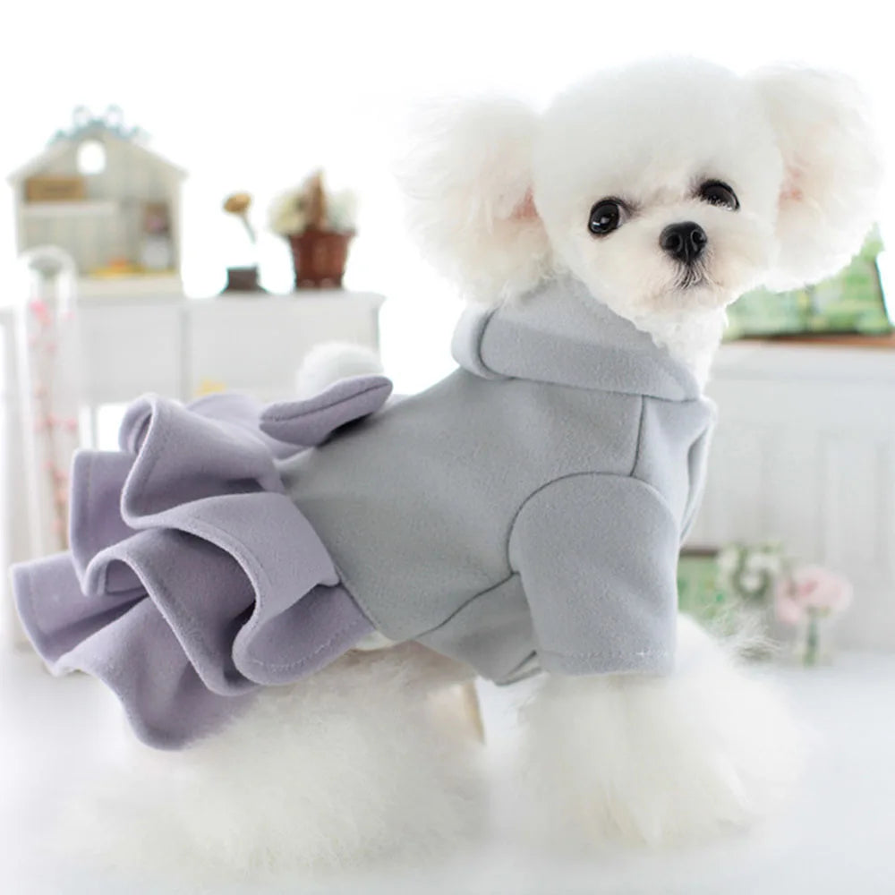 Robe d'hiver pour chiens et chats - Tenue manteau chaud