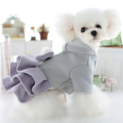 Dogs and Cats Winter Dress - Warm Coat Outfit