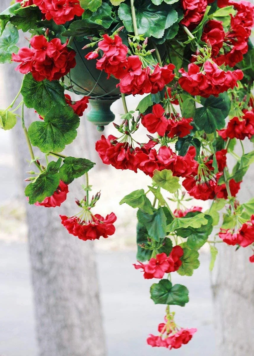 22 fleurs artificielles protégées contre les UV pour la décoration