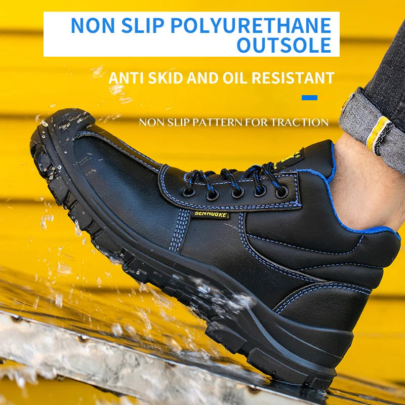 Waterproof Steel Toe Cap Safety Boots for Men