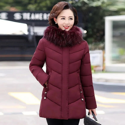 Parka longue d'hiver pour femme