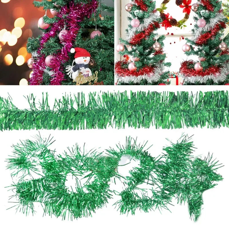 christmas tree ribbon garland
