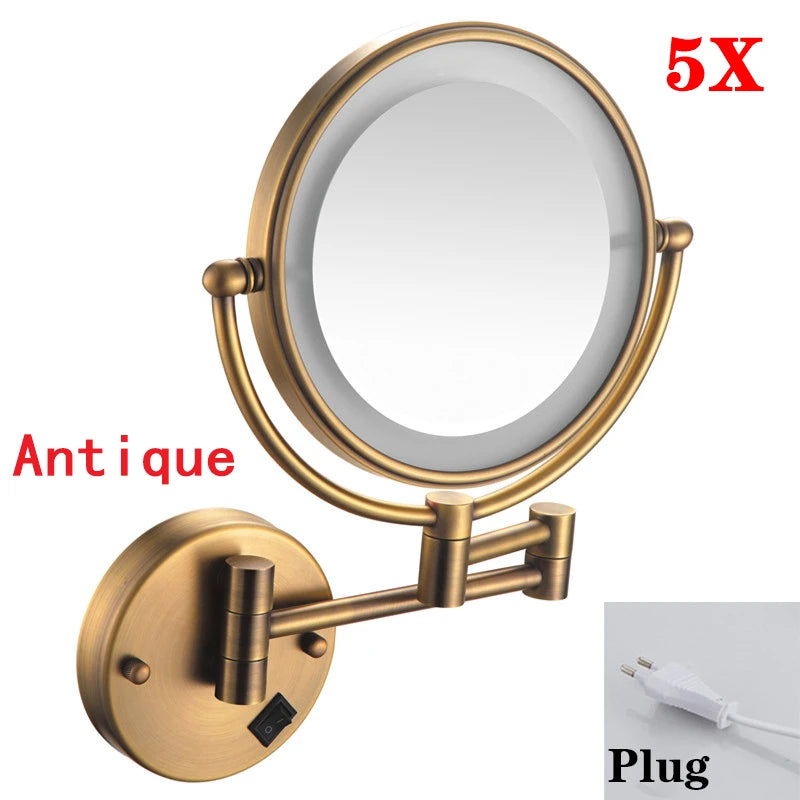 lighted magnifying mirror