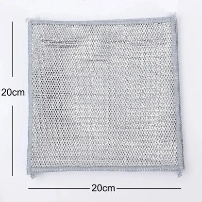 Non-Stick Double-layer Steel Wire Mesh Cleaning Cloths