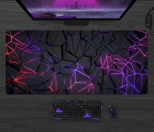 Large Gaming Keyboard & Mouse Pad