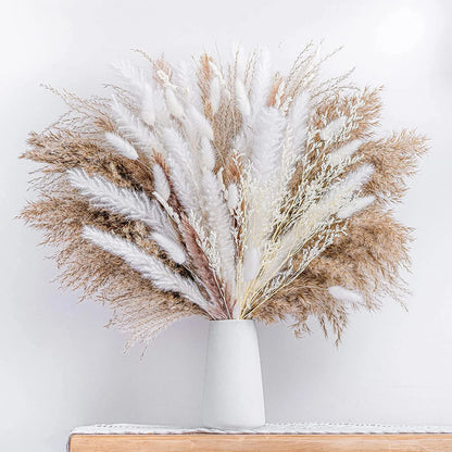 Small Pampas Grass Dried Flowers Bouquet