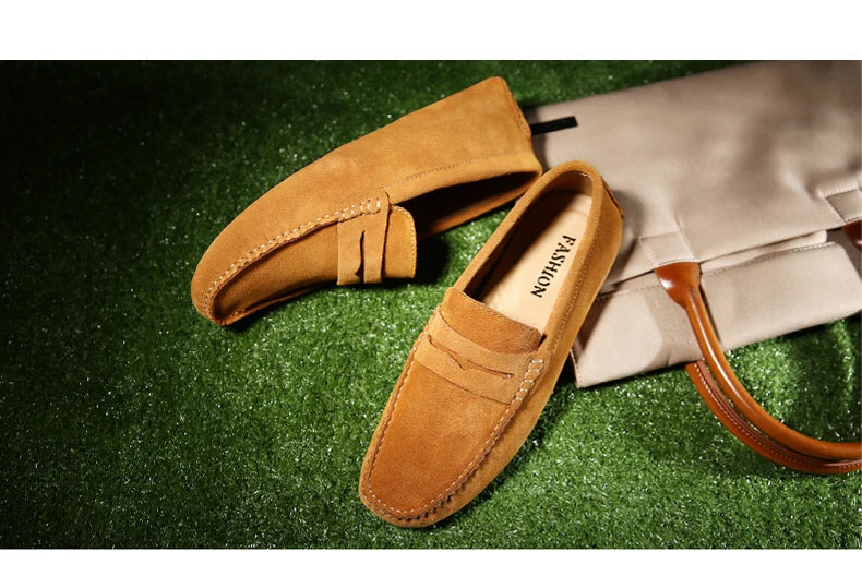 Herren-Loafer aus Leder für Frühling und Sommer