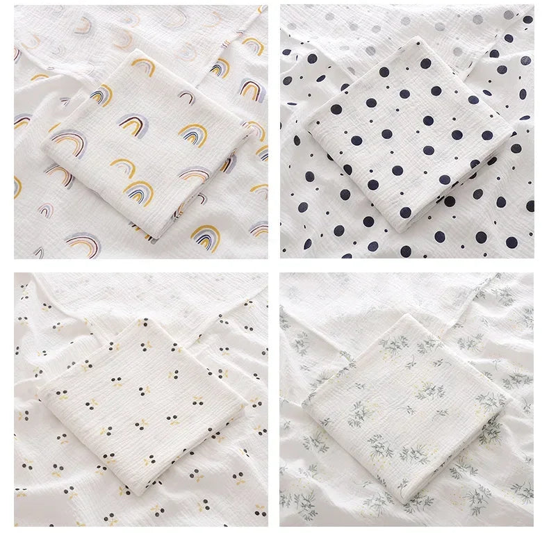 Gant de toilette léger en mousseline pour bébé