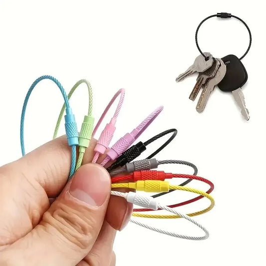 Colorful Stainless Steel Wire Luggage Tags