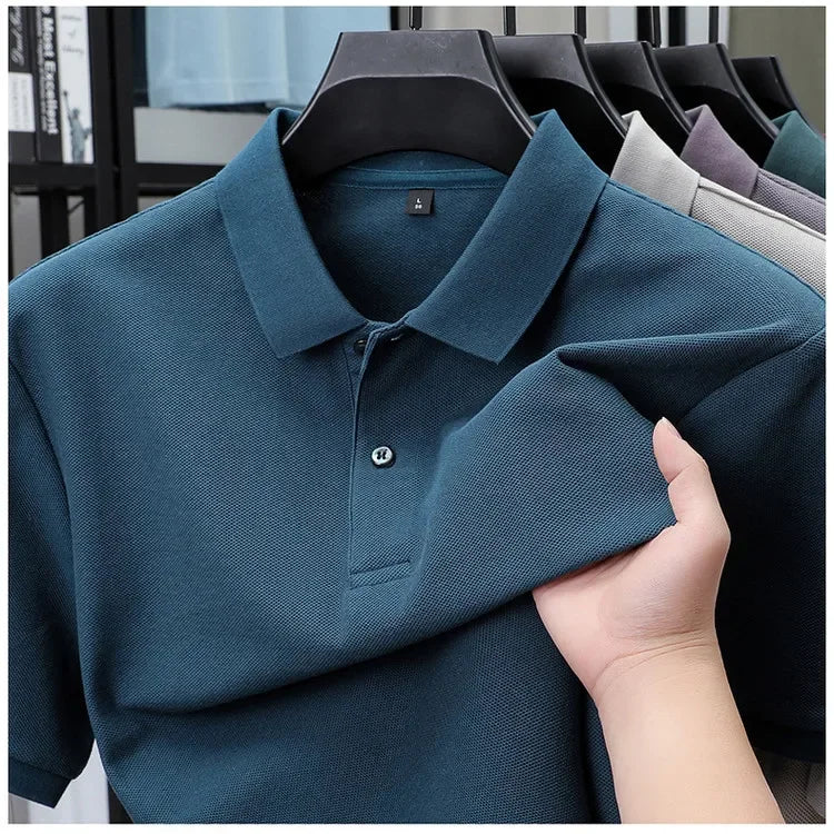Men High Street Ventilate Pullovers Polo Shirt