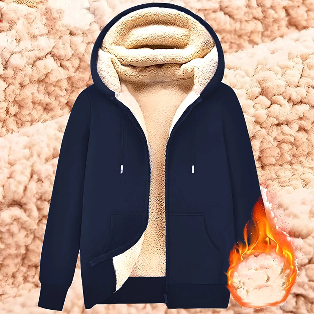 Trendy Sweatshirt - Lamb Wool Jacket