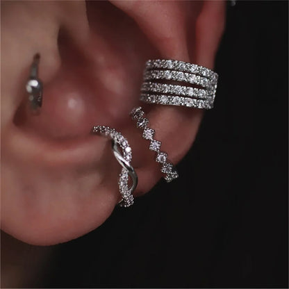 Verstellbare Zirkon-Herzringe für Damen