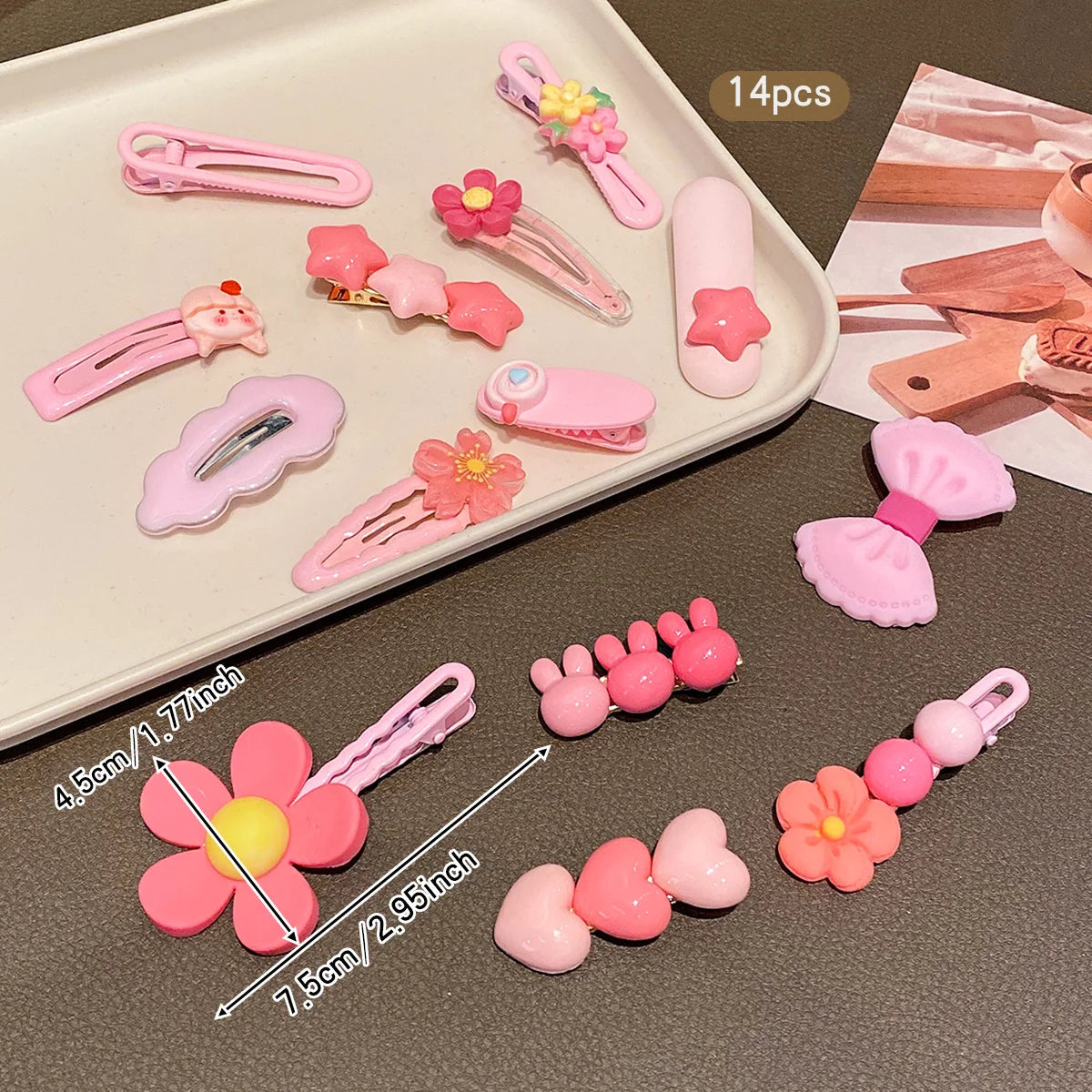 Adorable Cartoon Hair Clips for Girls