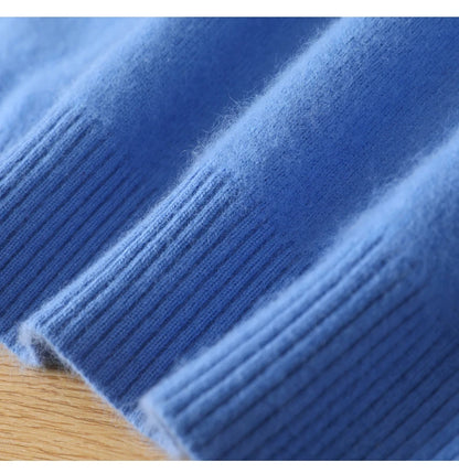 Pulls à manches longues et col rond pour hommes