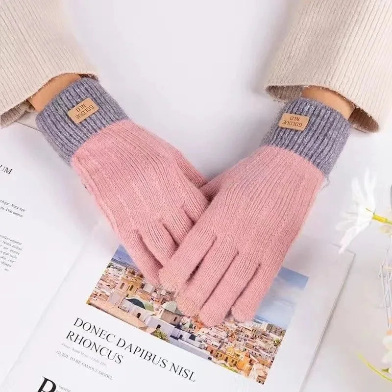 Women's Cashmere Knitted Gloves