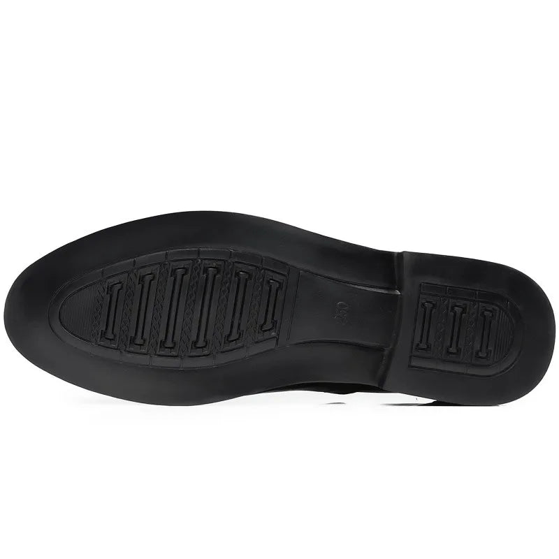 Classic Italian Leather Oxford Dress Shoes