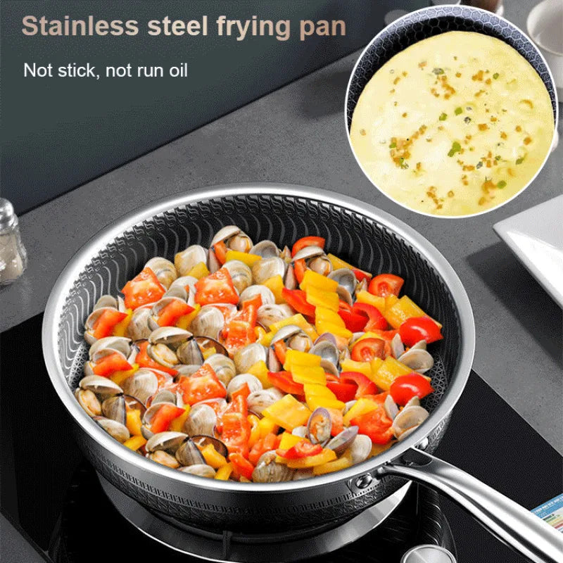 Stainless Steel Non-Stick Frying Pan