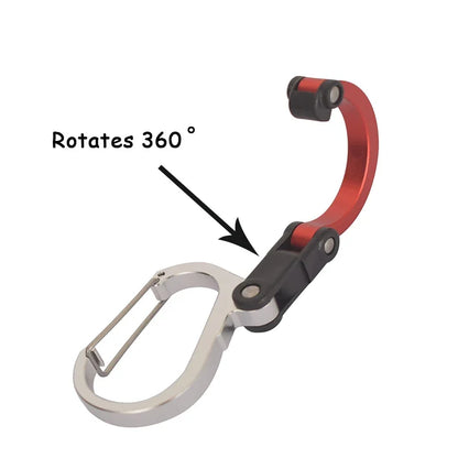 360° Rotating Hybrid Carabiner Clip