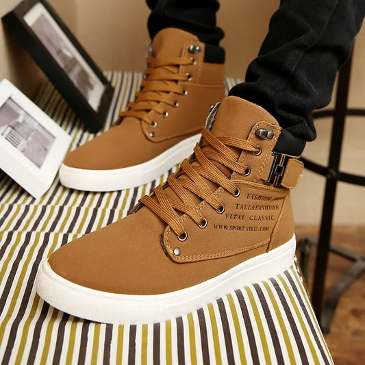 Men's High-Top Korean Style Sneakers