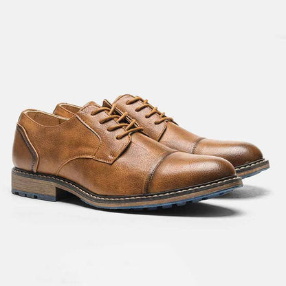 Chaussures derby en cuir pour hommes