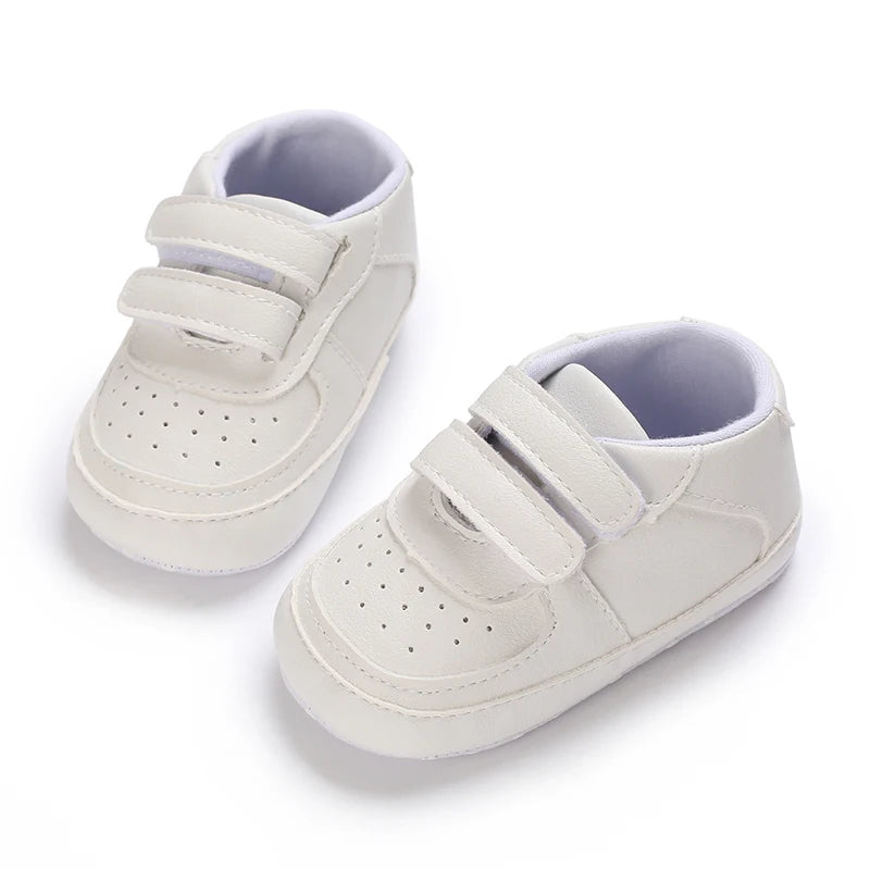 Mehrfarbige Baby-Sneaker aus PU-Leder mit weicher Sohle