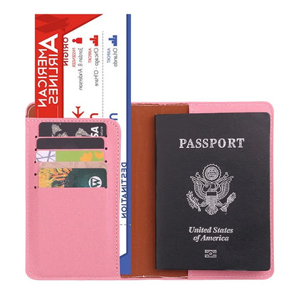 Engraved Passport & Card Holder