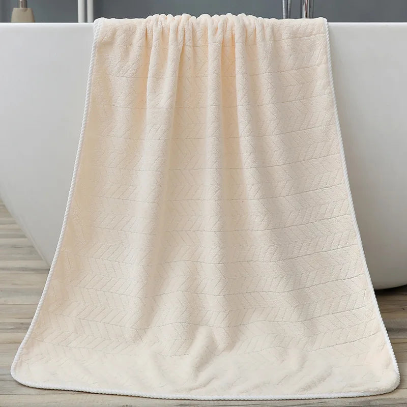 Serviette de bain pour bébé en microfibre absorbante