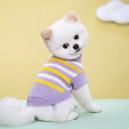 Dog Knitted Sweater - Dog Warm Clothes