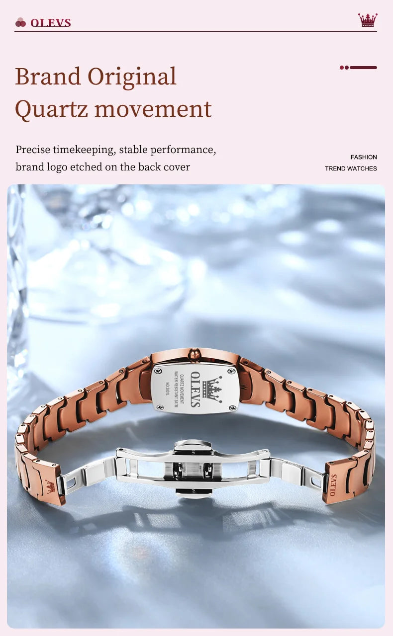 Waterproof Steel Strap Couple Watch Set