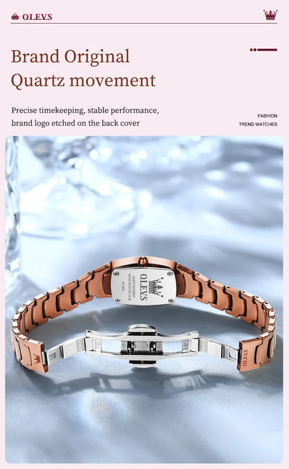 Waterproof Steel Strap Couple Watch Set