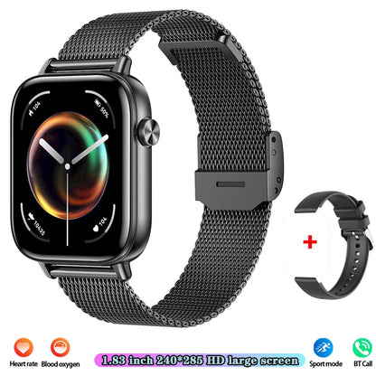 Unisex HD Touch Screen Sports Fitness Tracker Bluetooth Call Smartwatches