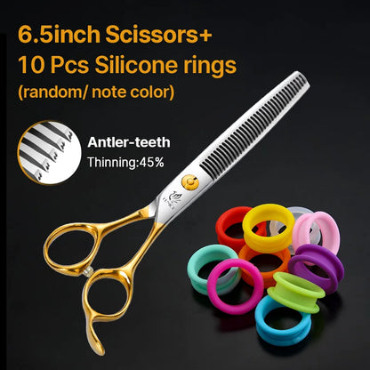 Ensemble de ciseaux pour couper les poils de chien