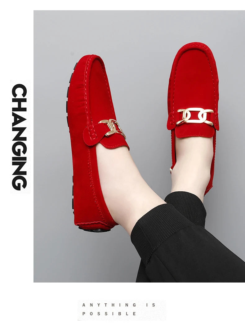 Mocassins décontractés élégants à enfiler pour hommes