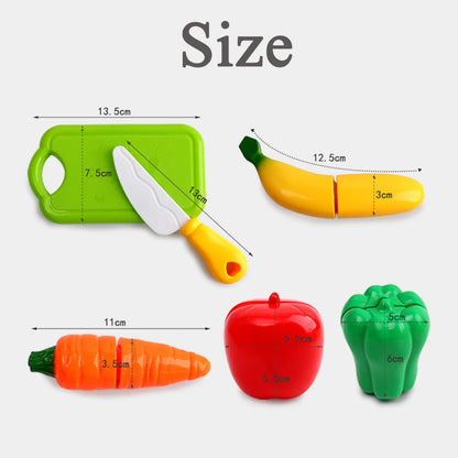 Cuisine pour enfants, découpe de fruits, légumes, aliments, cuisine, jouets interactifs