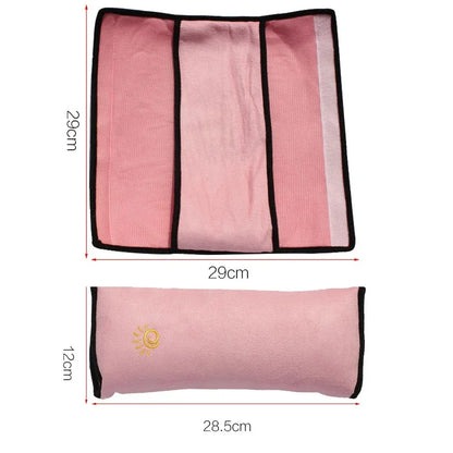 Kid's Plush Cover Shoulder Sleeping Positioner Car Seatbelts