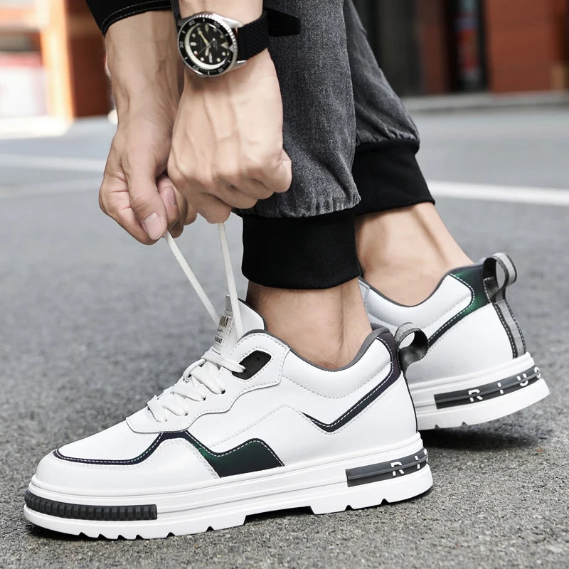 Comfortable Leather Style Sneakers for men