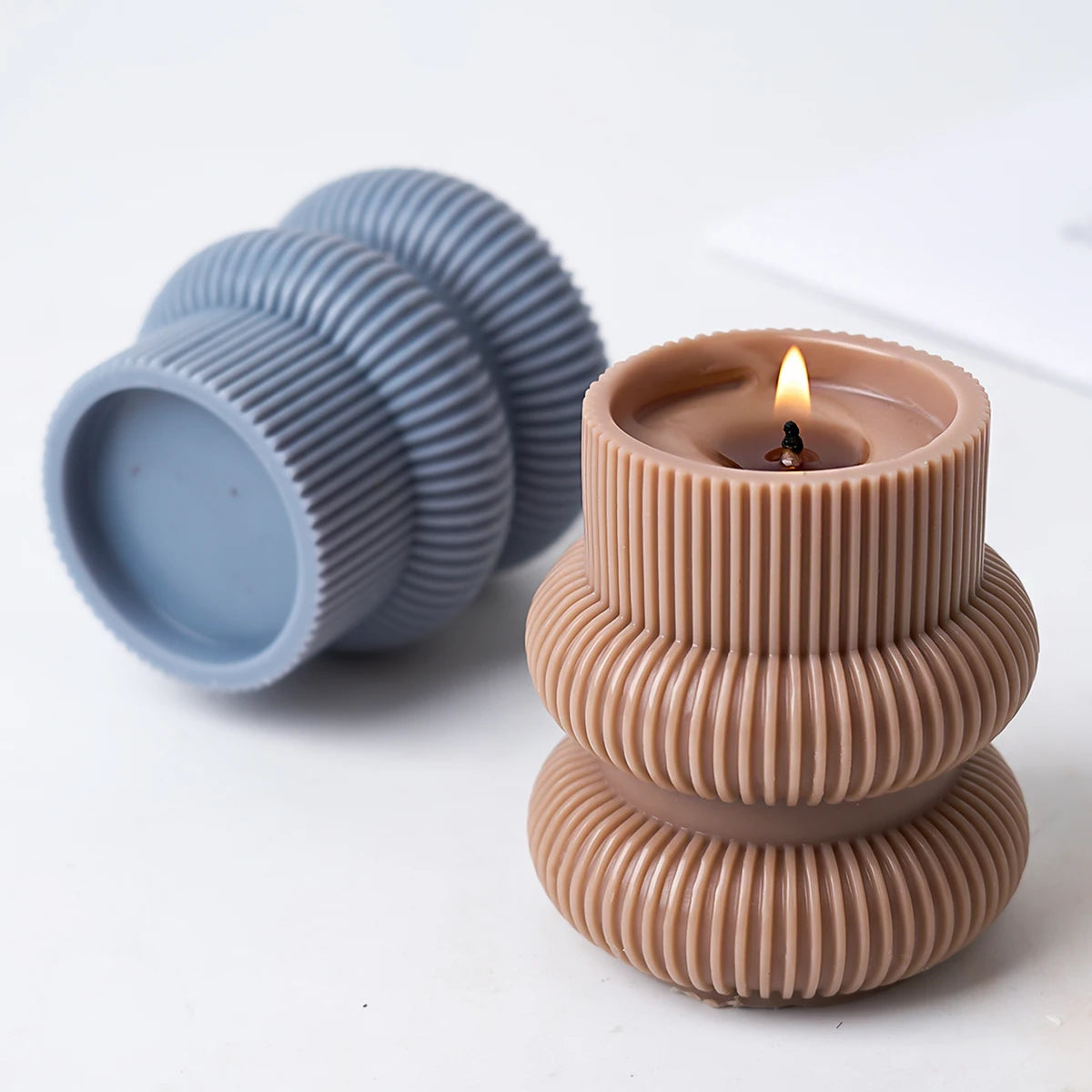 Chandelier rond en Silicone, artisanat de bricolage, décoration de la maison