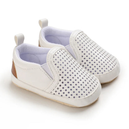 Mehrfarbige Baby-Sneaker aus PU-Leder mit weicher Sohle