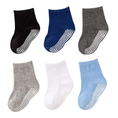 Chaussettes trampoline antidérapantes pour bébé, grandes tailles
