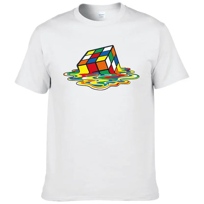 T-shirt en coton imprimé Rubik's Cube