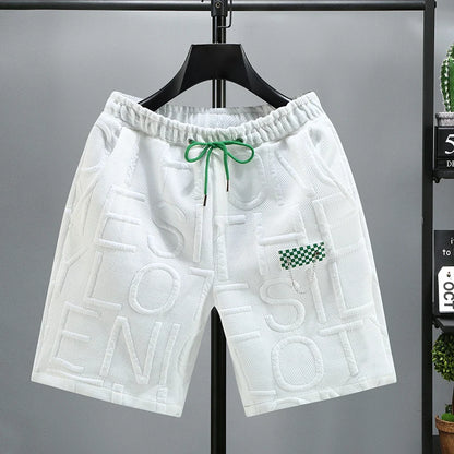 Herren-Strickshorts mit elastischem Bund