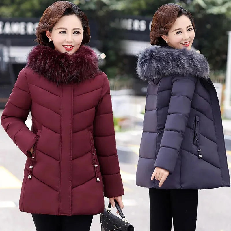 Parka longue d'hiver pour femme