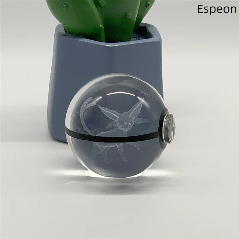 3D Pokemon Kristallkugel Nachtlicht 