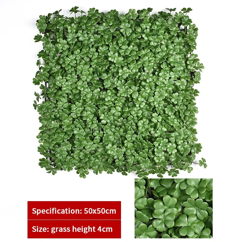 Haie topiaire artificielle en buis protégée contre les UV